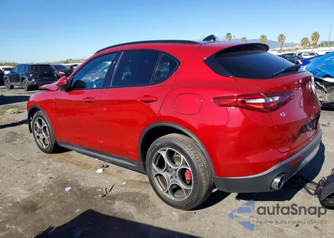 2018 Alfa Romeo Stelvio Ti Sport z USA, uszkodzony, nr VIN ZASFAKNN7J7B94694